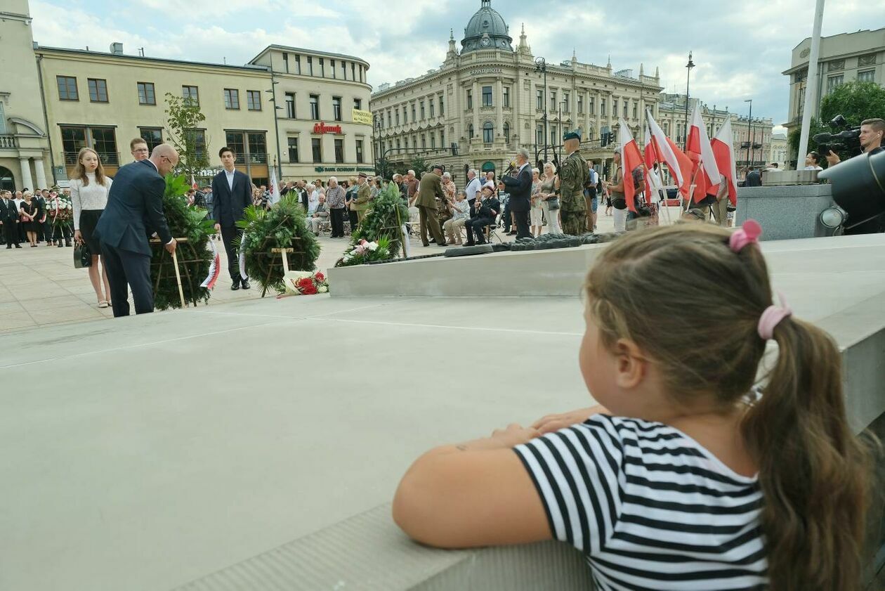  77. rocznica wybuchu Powstania Warszawskiego. Obchody w Lublinie (zdjęcie 35) - Autor: Maciej Kaczanowski