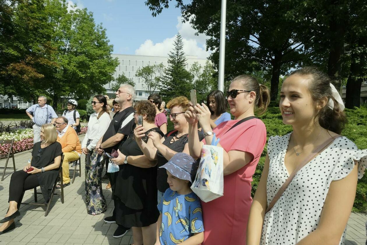  Konferencja prasowa Malwiny Kopron, medalistki igrzysk w Tokio na UMCS (zdjęcie 6) - Autor: Maciej Kaczanowski