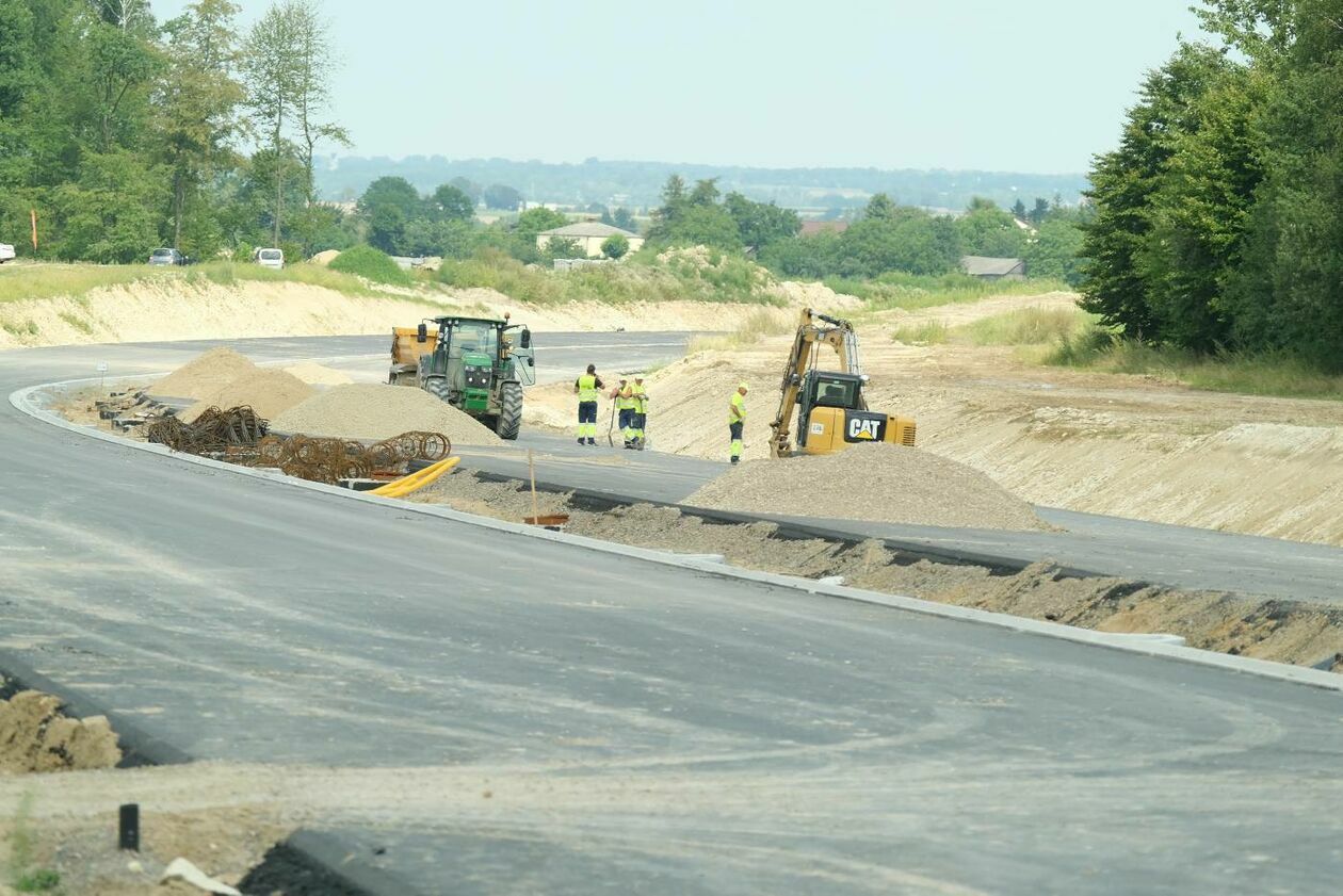  Budowa trasy S19 przechodzącej obok Niedrzwicy (zdjęcie 18) - Autor: Maciej Kaczanowski