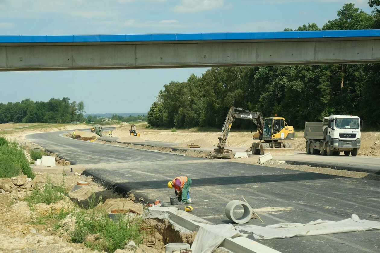  Budowa trasy S19 przechodzącej obok Niedrzwicy (zdjęcie 10) - Autor: Maciej Kaczanowski