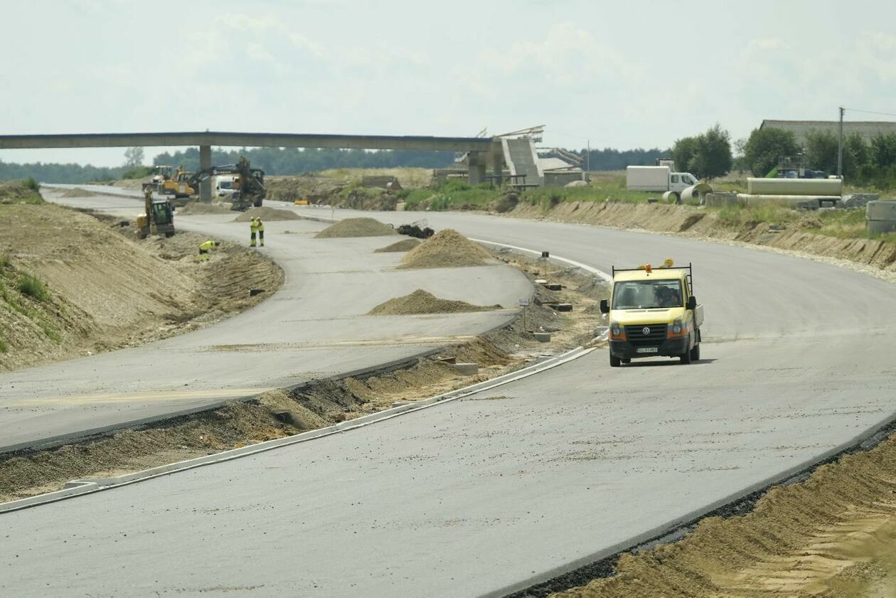  Budowa trasy S19 przechodzącej obok Niedrzwicy (zdjęcie 8) - Autor: Maciej Kaczanowski