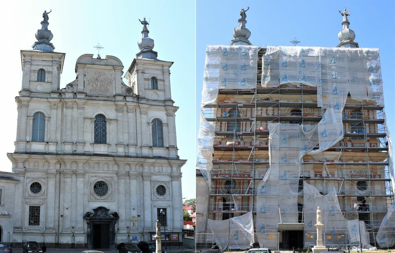  Zmiany w kościele św. Franciszka Ksawerego w Krasnymstawie (zdjęcie 1) - Autor: Lubelski Wojewódzki Konserwator Zabytków