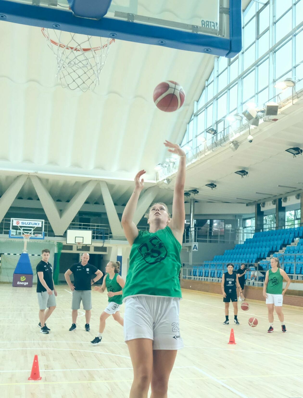  Pierwszy trening koszykarek Pszczółki Polski Cukier AZS UMCS Lublin (zdjęcie 41) - Autor: Maciej Kaczanowski