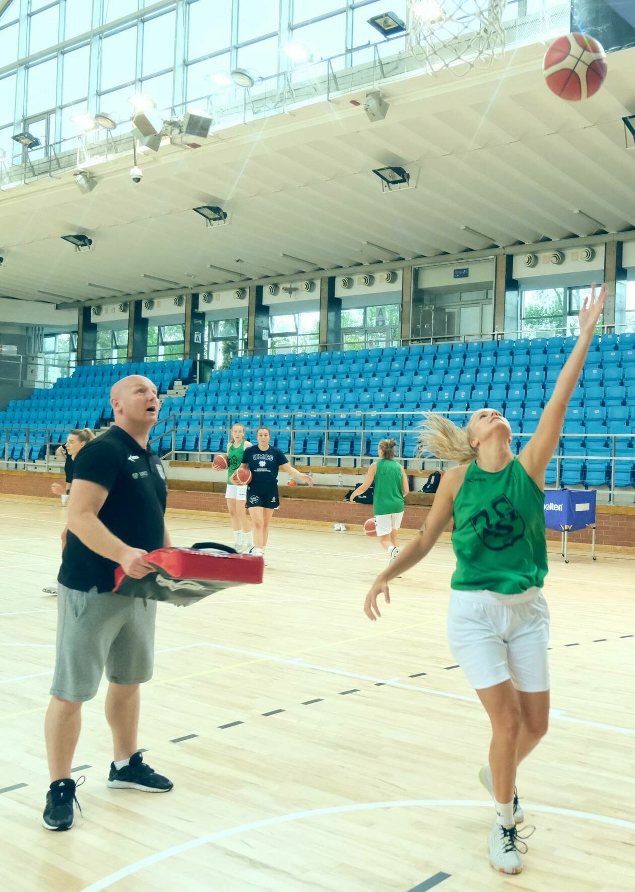  Pierwszy trening koszykarek Pszczółki Polski Cukier AZS UMCS Lublin (zdjęcie 27) - Autor: Maciej Kaczanowski