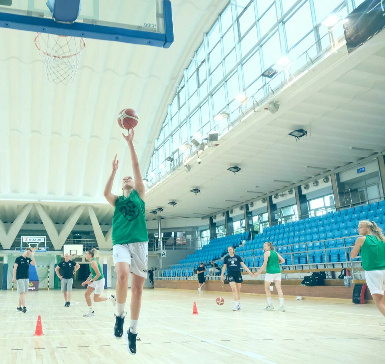  Pierwszy trening koszykarek Pszczółki Polski Cukier AZS UMCS Lublin (zdjęcie 42) - Autor: Maciej Kaczanowski