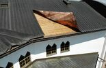 Po nawałnicy uszkodzony dach kościoła przy ul. Bazylianówka w Lublinie (zdjęcie 3)