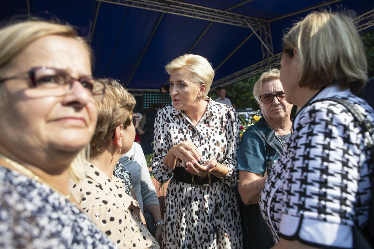  Agata Kornhauser-Duda na spotkaniu w Mniszku (zdjęcie 1) - Autor: Jacek Szydłowski