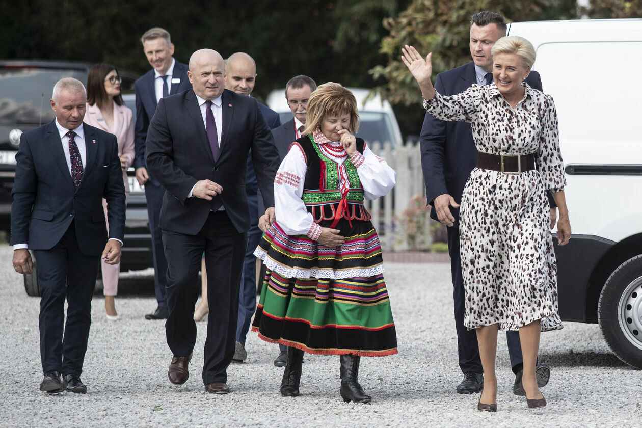  Agata Kornhauser-Duda na spotkaniu w Mniszku  - Autor: Jacek Szydłowski