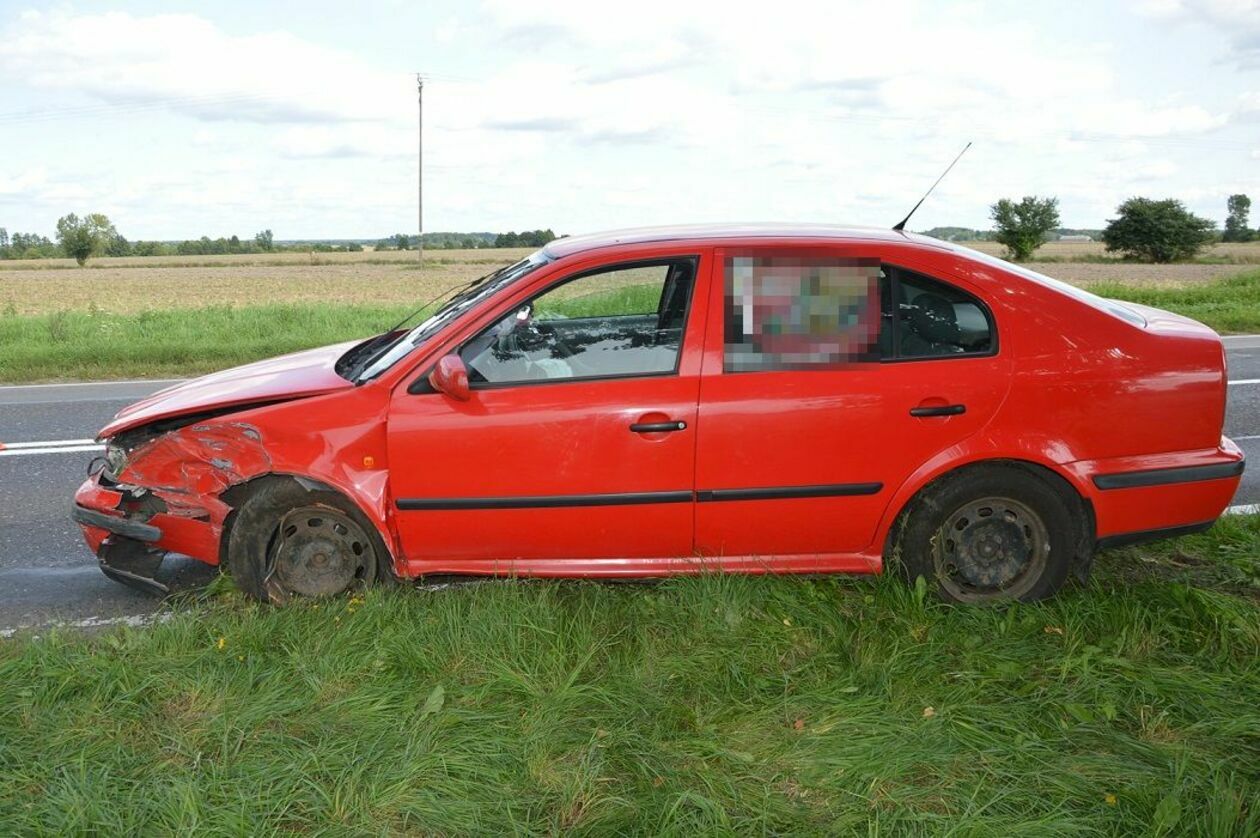 Cicibór Duży. Wypadek na drodze