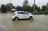 Jezioro na parkingu Biedronki w Lublinie (zdjęcie 2)
