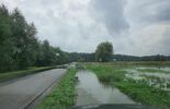 Po ulewach zalane drogi na terenie gminy Wólka (zdjęcie 2)