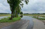 Po ulewach zalane drogi na terenie gminy Wólka (zdjęcie 3)