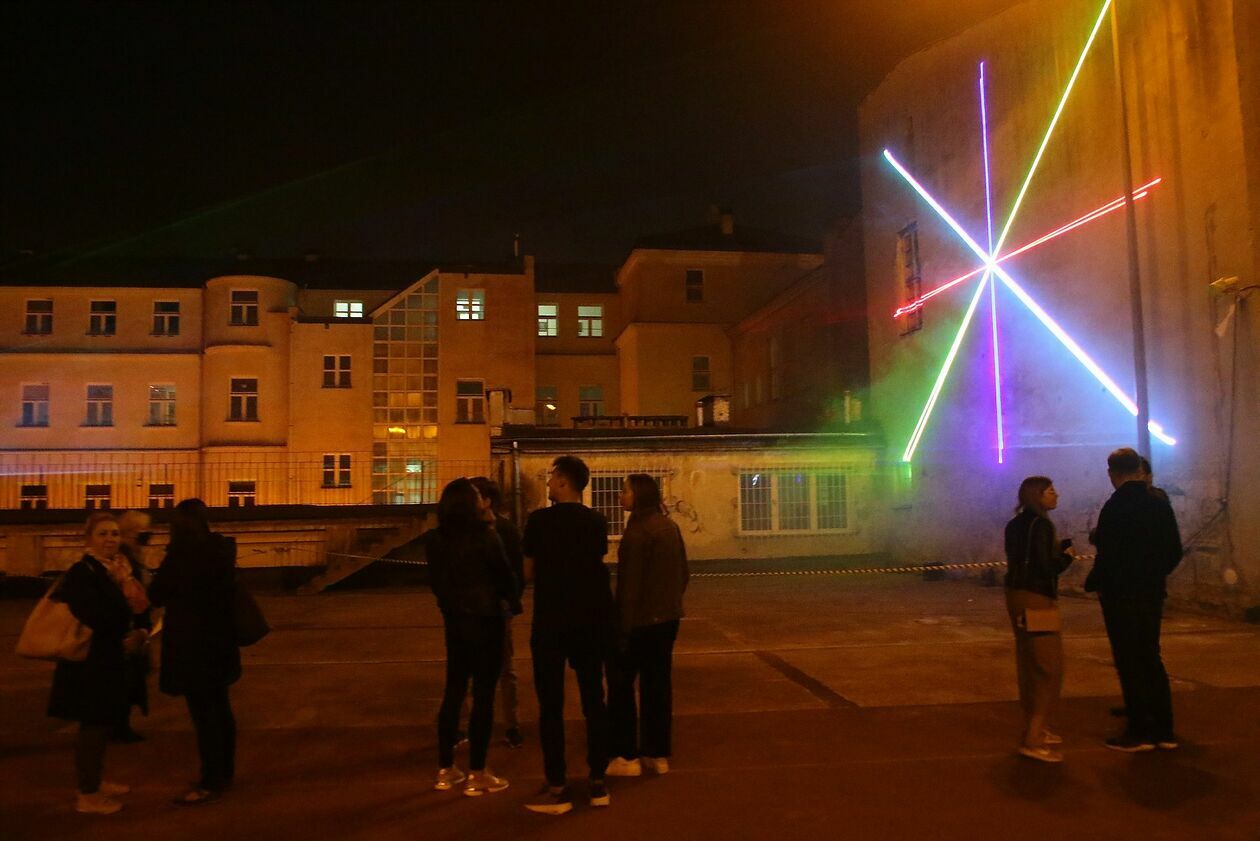  Pokaz laserów na 105 rocznicę Zamoya (zdjęcie 8) - Autor: Piotr Michalski