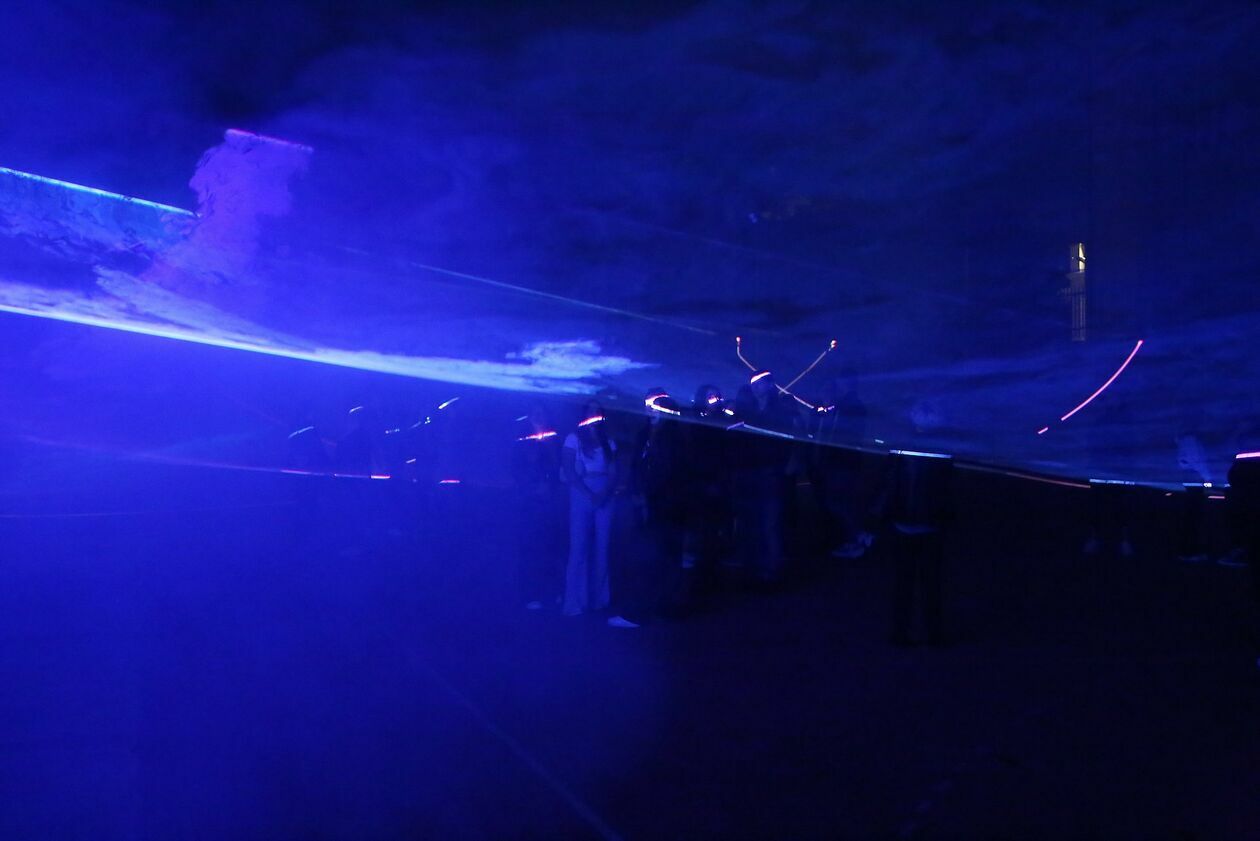  Pokaz laserów na 105 rocznicę Zamoya (zdjęcie 4) - Autor: Piotr Michalski