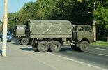 Wypadek z udziałem wojskowych ciężarówek (zdjęcie 3)