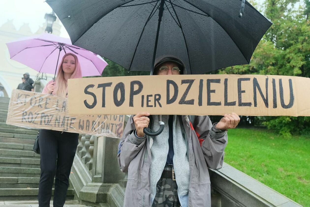  Protest antyszczepionkowców (zdjęcie 17) - Autor: Maciej Kaczanowski