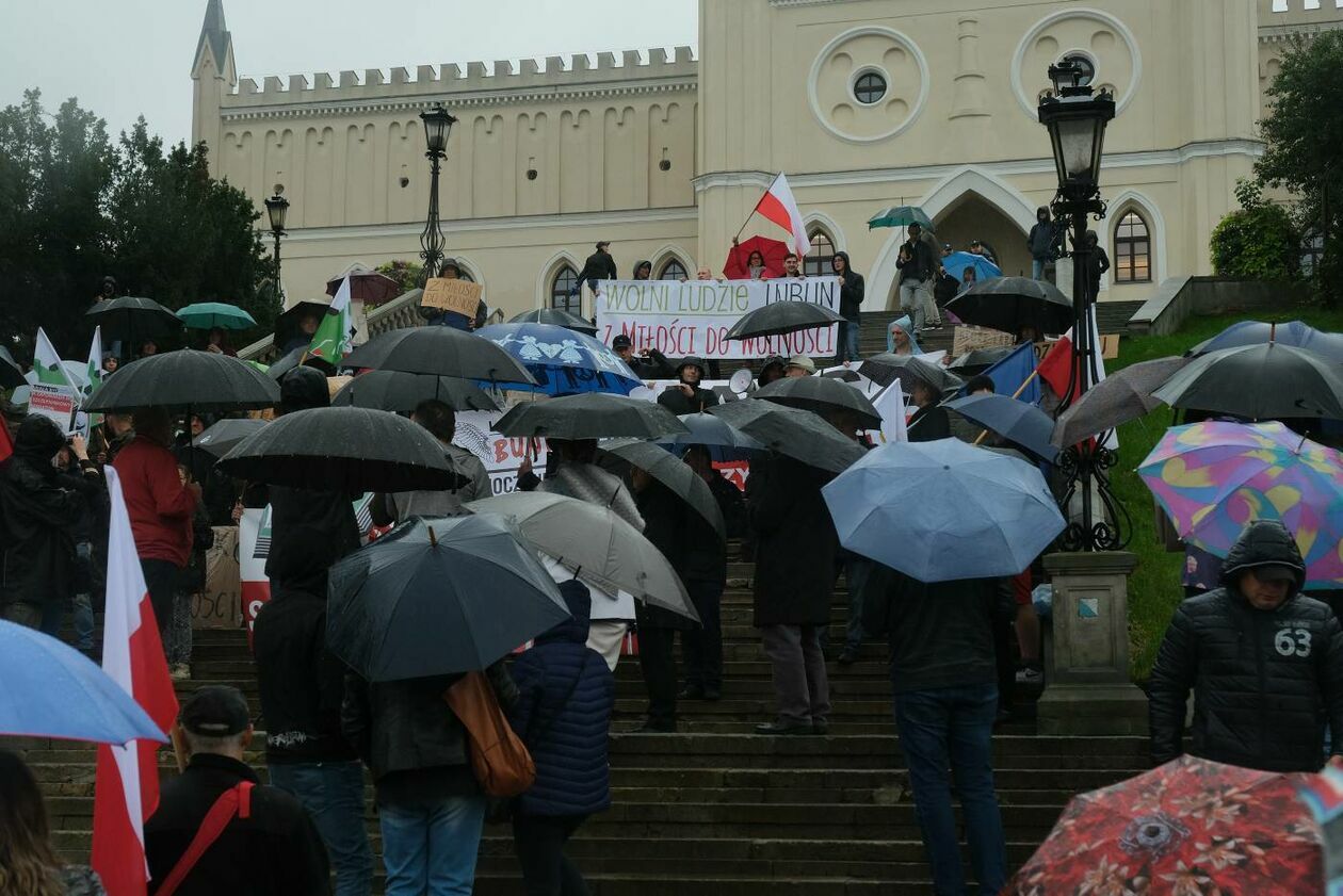  Protest antyszczepionkowców (zdjęcie 11) - Autor: Maciej Kaczanowski