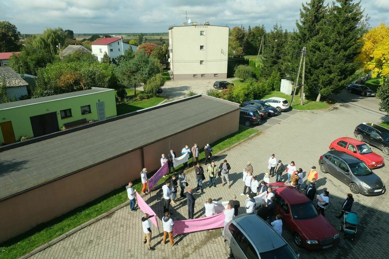  Mieszkańcy gminy Niedźwiada protestują przeciwko budowie kopalni (zdjęcie 19) - Autor: Maciej Kaczanowski