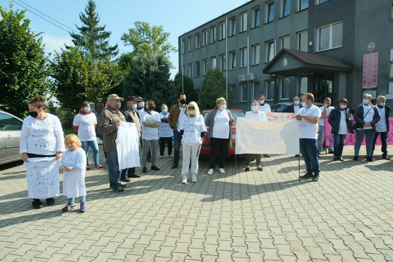 Mieszkańcy gminy Niedźwiada protestują przeciwko budowie kopalni