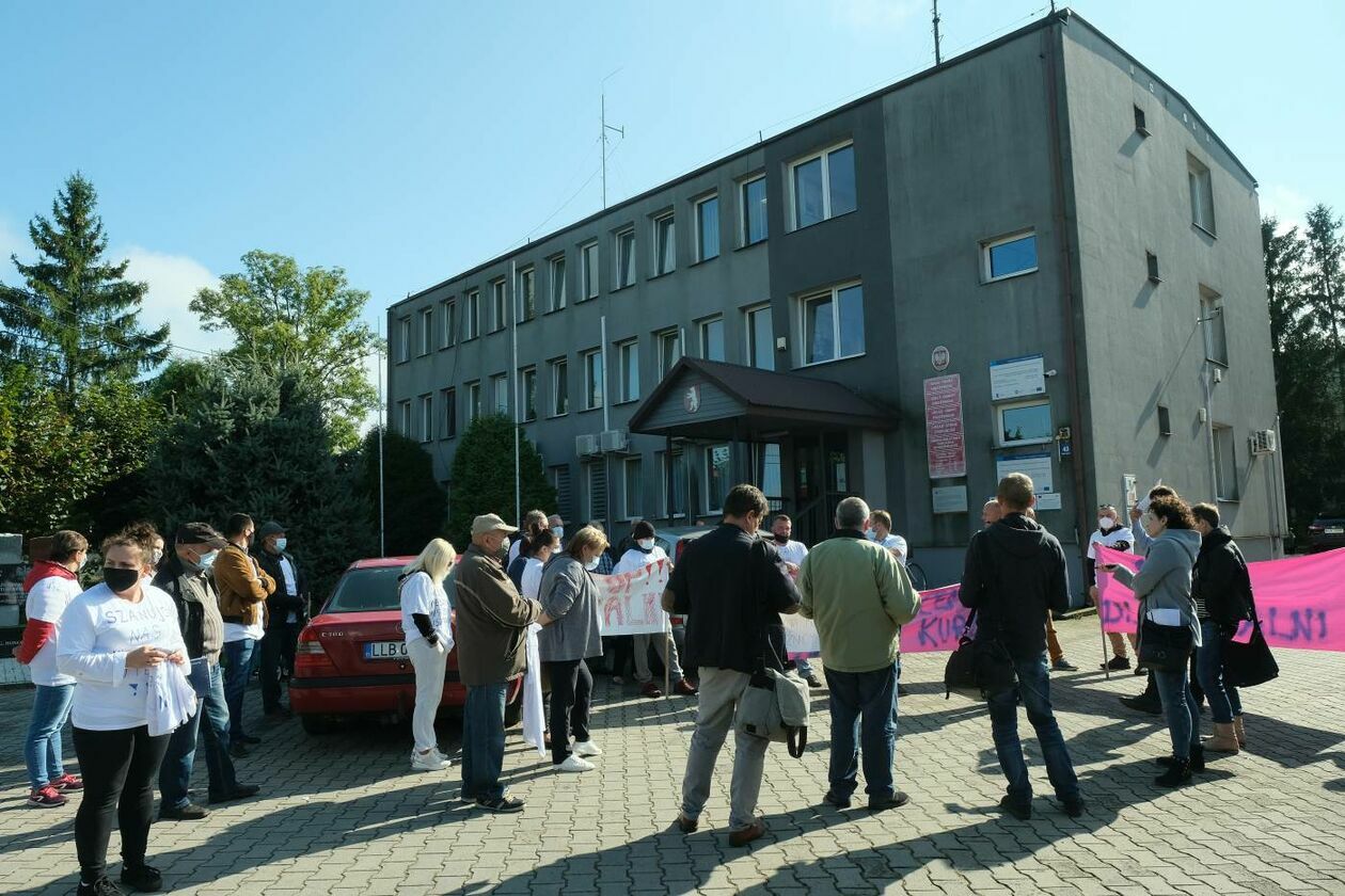  Mieszkańcy gminy Niedźwiada protestują przeciwko budowie kopalni (zdjęcie 21) - Autor: Maciej Kaczanowski