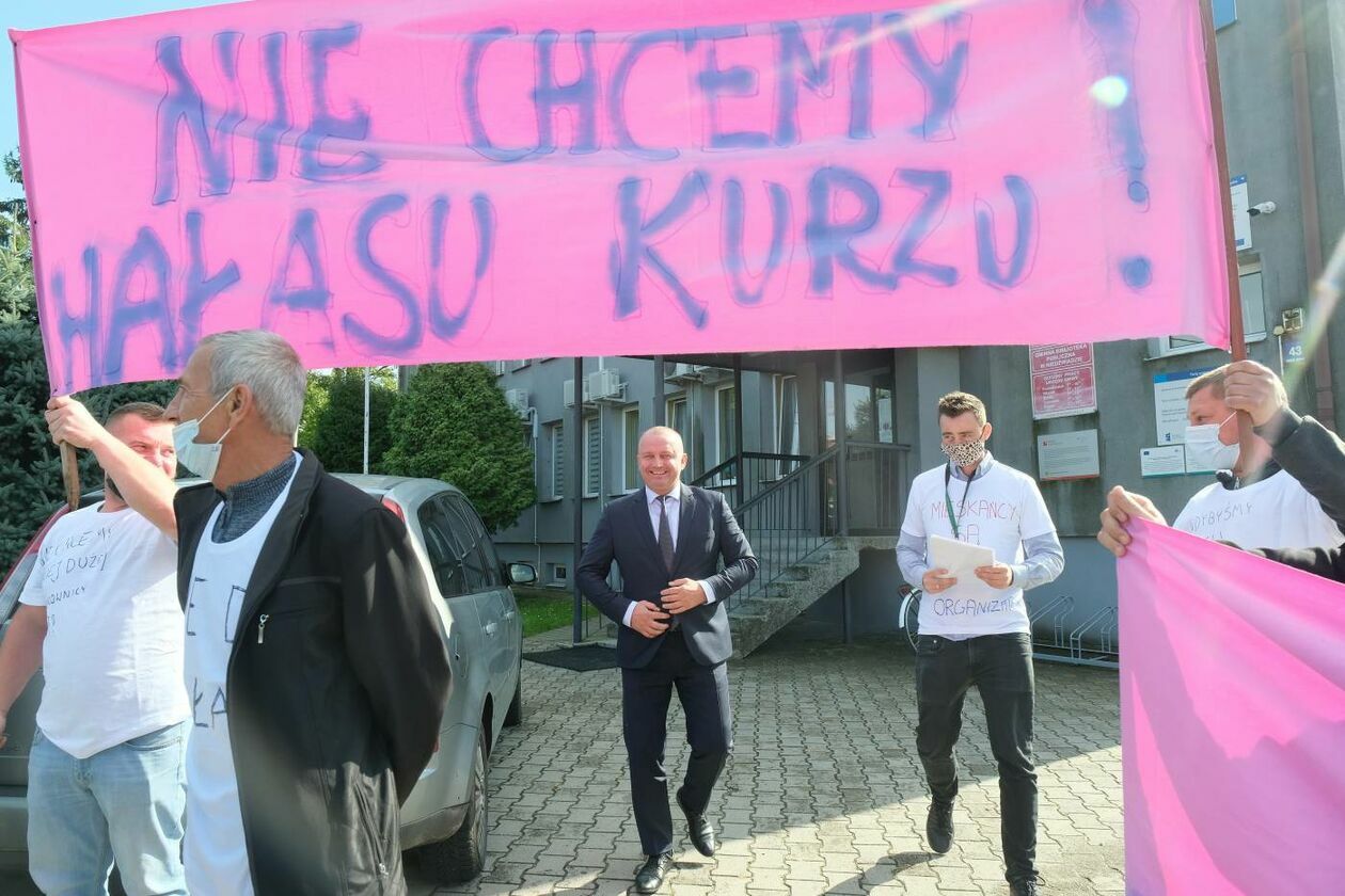  Mieszkańcy gminy Niedźwiada protestują przeciwko budowie kopalni (zdjęcie 4) - Autor: Maciej Kaczanowski