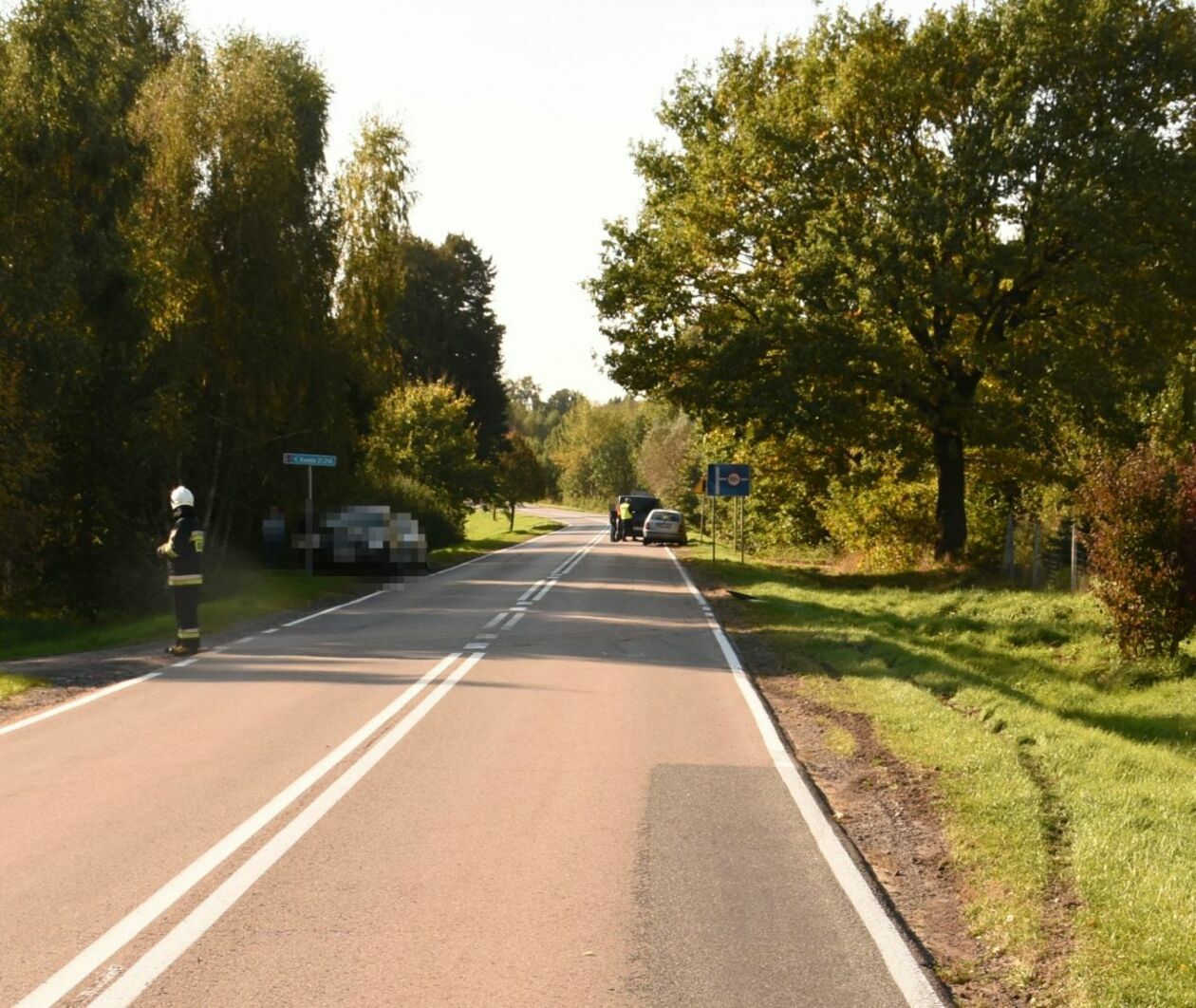  Kowala. Zderzenie motocyklisty z samochodem  - Autor: Policja