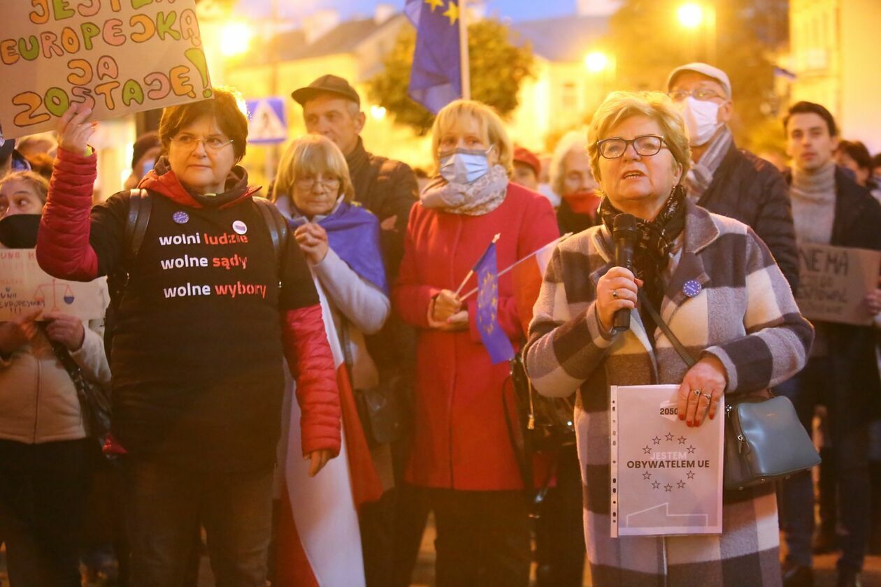  Protest KOD w Lublinie (zdjęcie 40) - Autor: Piotr Michalski