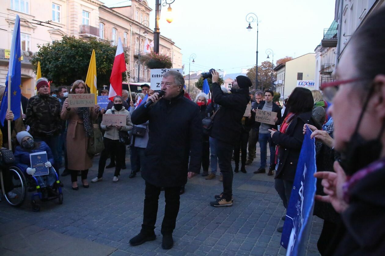  Protest KOD w Lublinie (zdjęcie 22) - Autor: Piotr Michalski