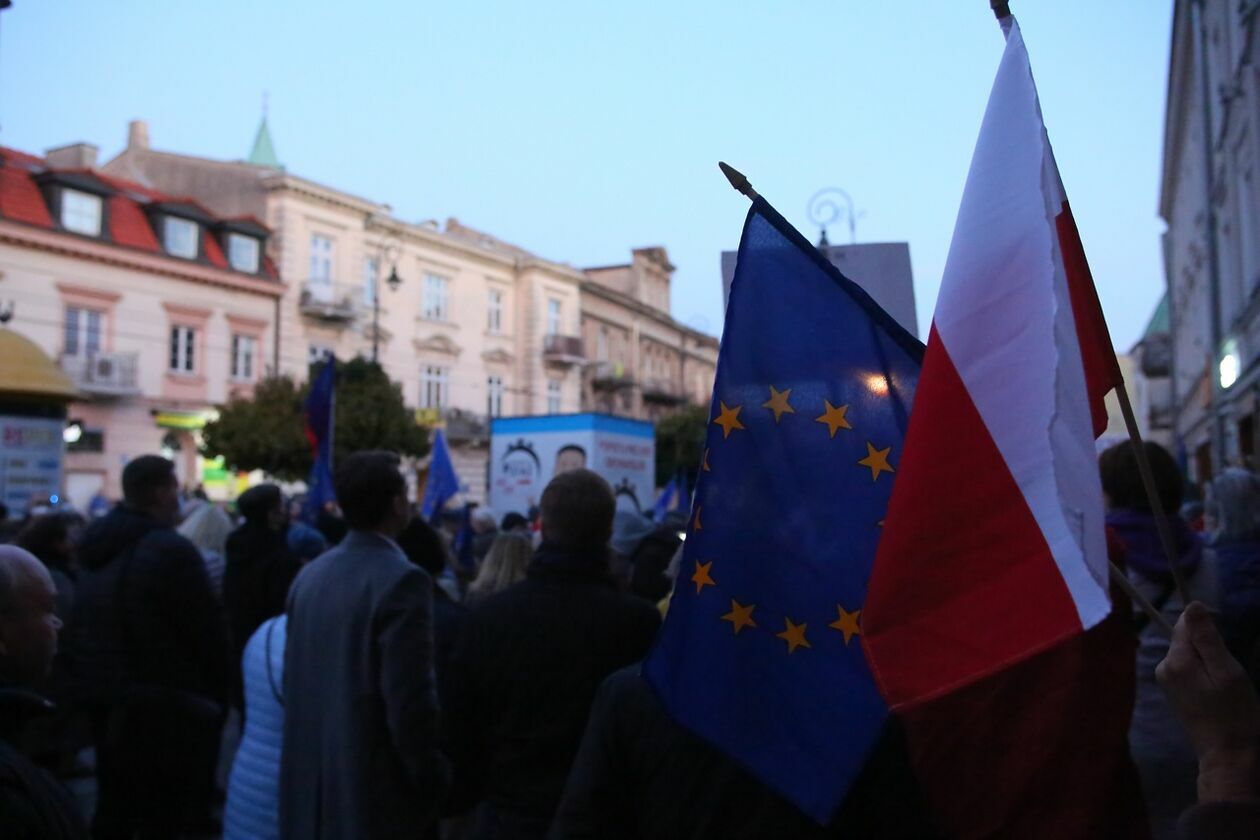  Protest KOD w Lublinie (zdjęcie 26) - Autor: Piotr Michalski