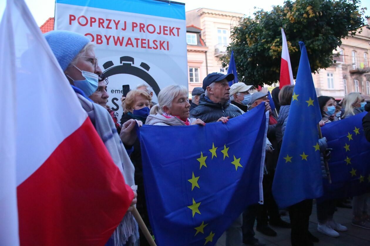  Protest KOD w Lublinie (zdjęcie 23) - Autor: Piotr Michalski