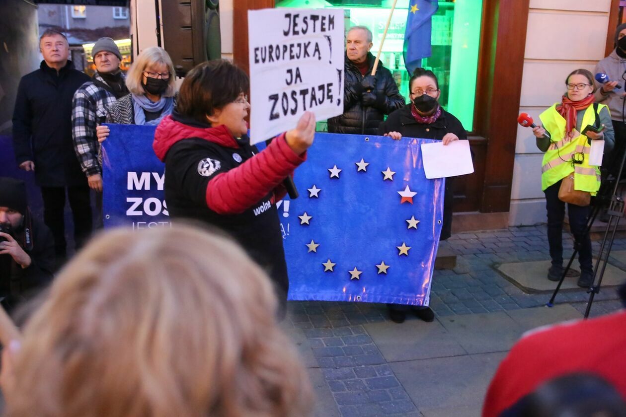  Protest KOD w Lublinie (zdjęcie 12) - Autor: Piotr Michalski