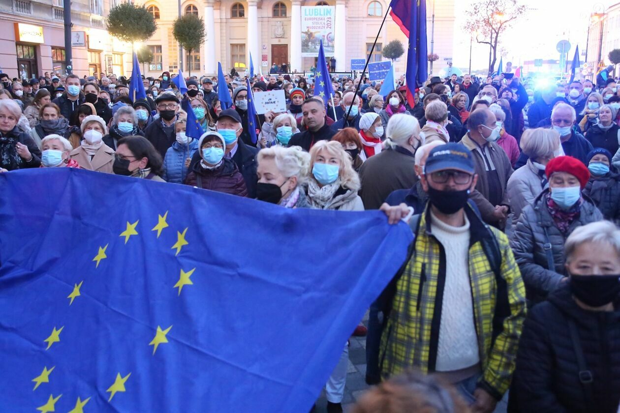  Protest KOD w Lublinie (zdjęcie 17) - Autor: Piotr Michalski