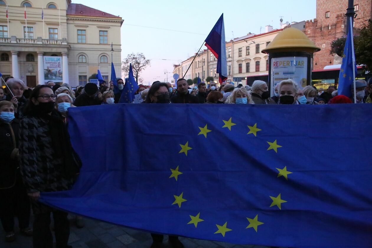  Protest KOD w Lublinie (zdjęcie 24) - Autor: Piotr Michalski