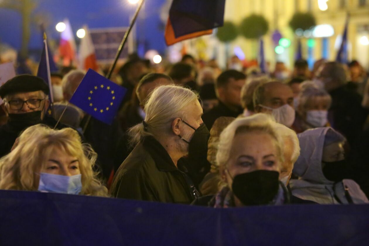  Protest KOD w Lublinie (zdjęcie 42) - Autor: Piotr Michalski