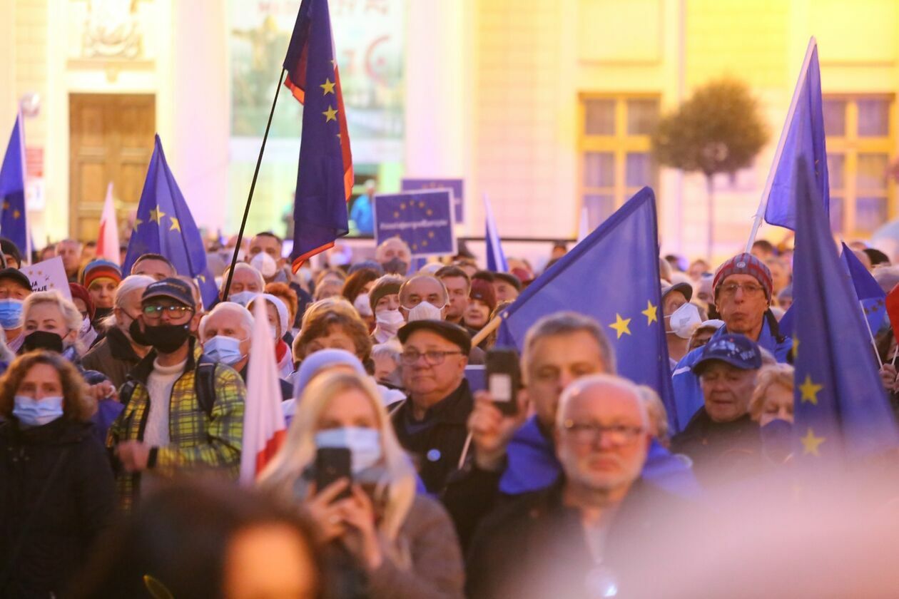  Protest KOD w Lublinie (zdjęcie 29) - Autor: Piotr Michalski