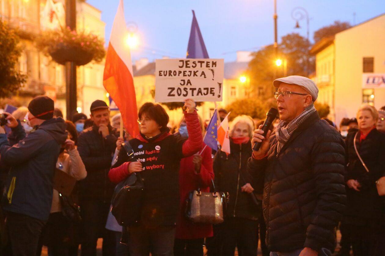  Protest KOD w Lublinie (zdjęcie 30) - Autor: Piotr Michalski