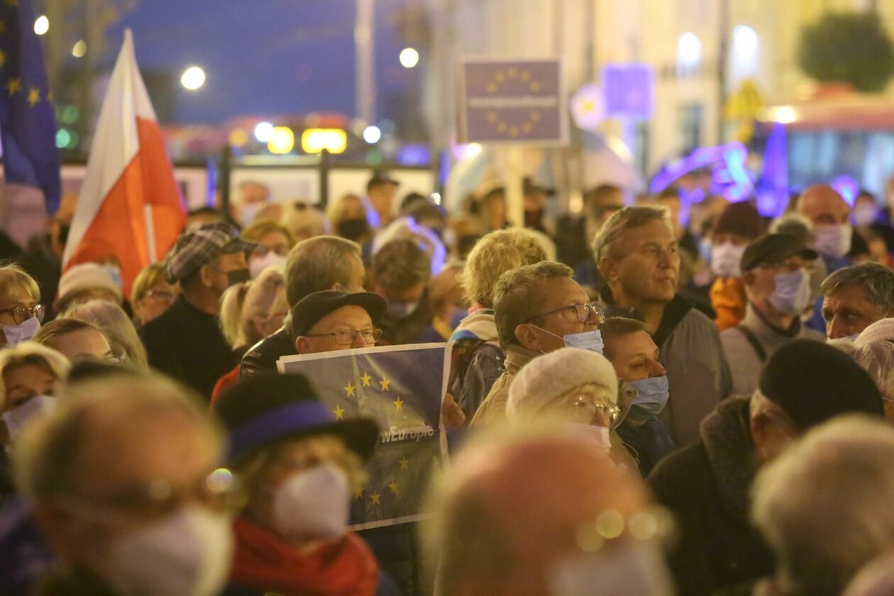  Protest KOD w Lublinie (zdjęcie 44) - Autor: Piotr Michalski