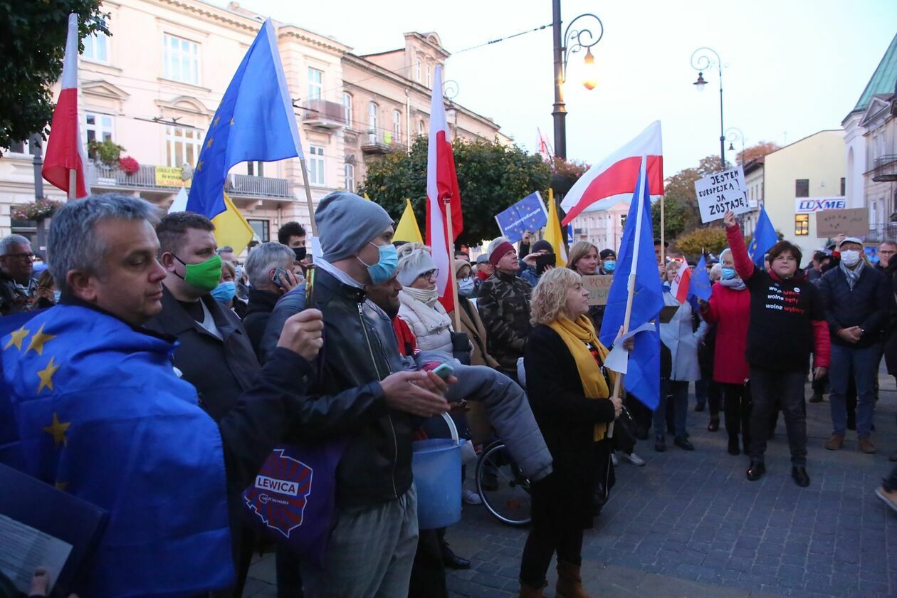  Protest KOD w Lublinie (zdjęcie 21) - Autor: Piotr Michalski