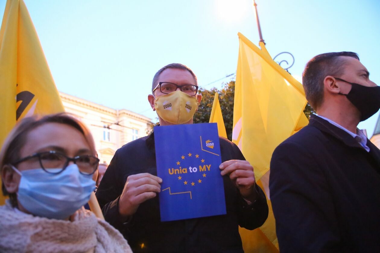  Protest KOD w Lublinie (zdjęcie 9) - Autor: Piotr Michalski