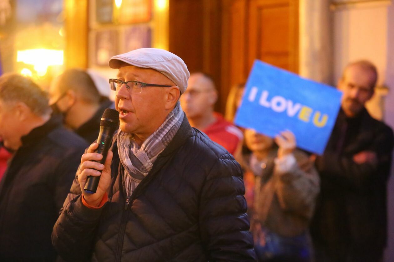  Protest KOD w Lublinie (zdjęcie 35) - Autor: Piotr Michalski