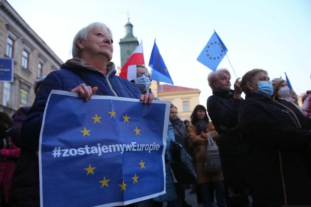  Protest KOD w Lublinie (zdjęcie 25) - Autor: Piotr Michalski