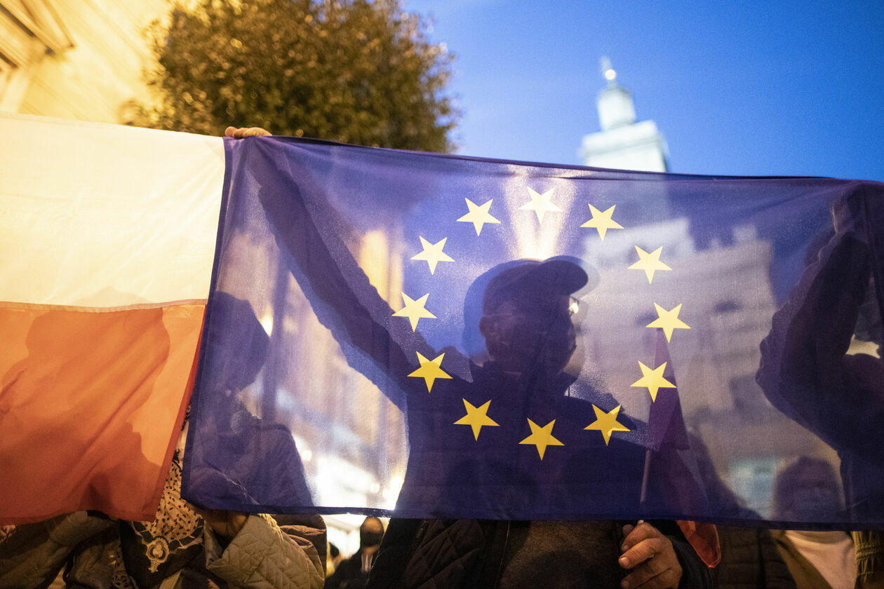 Zostajemy w Europie. Manifestacja w Lublinie - Autor: Jacek Szydłowski