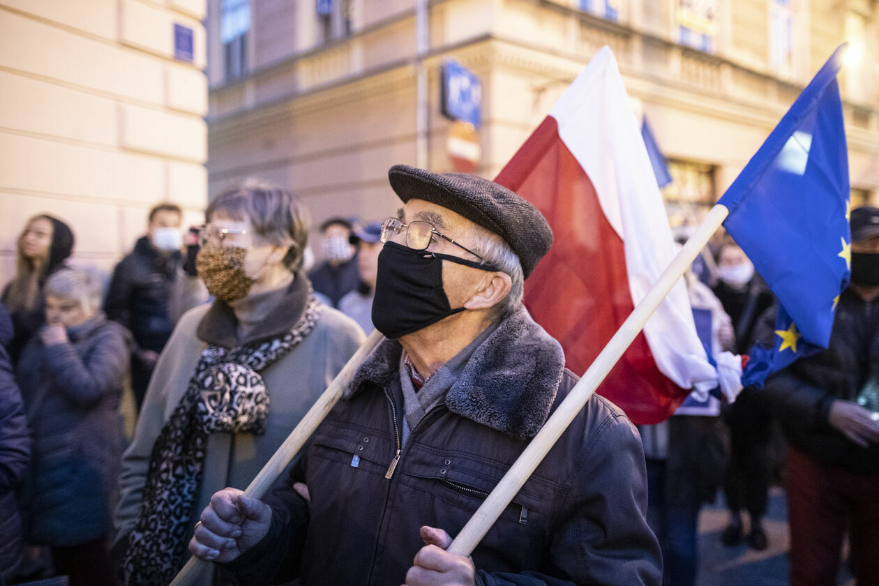  Zostajemy w Europie. Manifestacja w Lublinie (zdjęcie 14) - Autor: Jacek Szydłowski