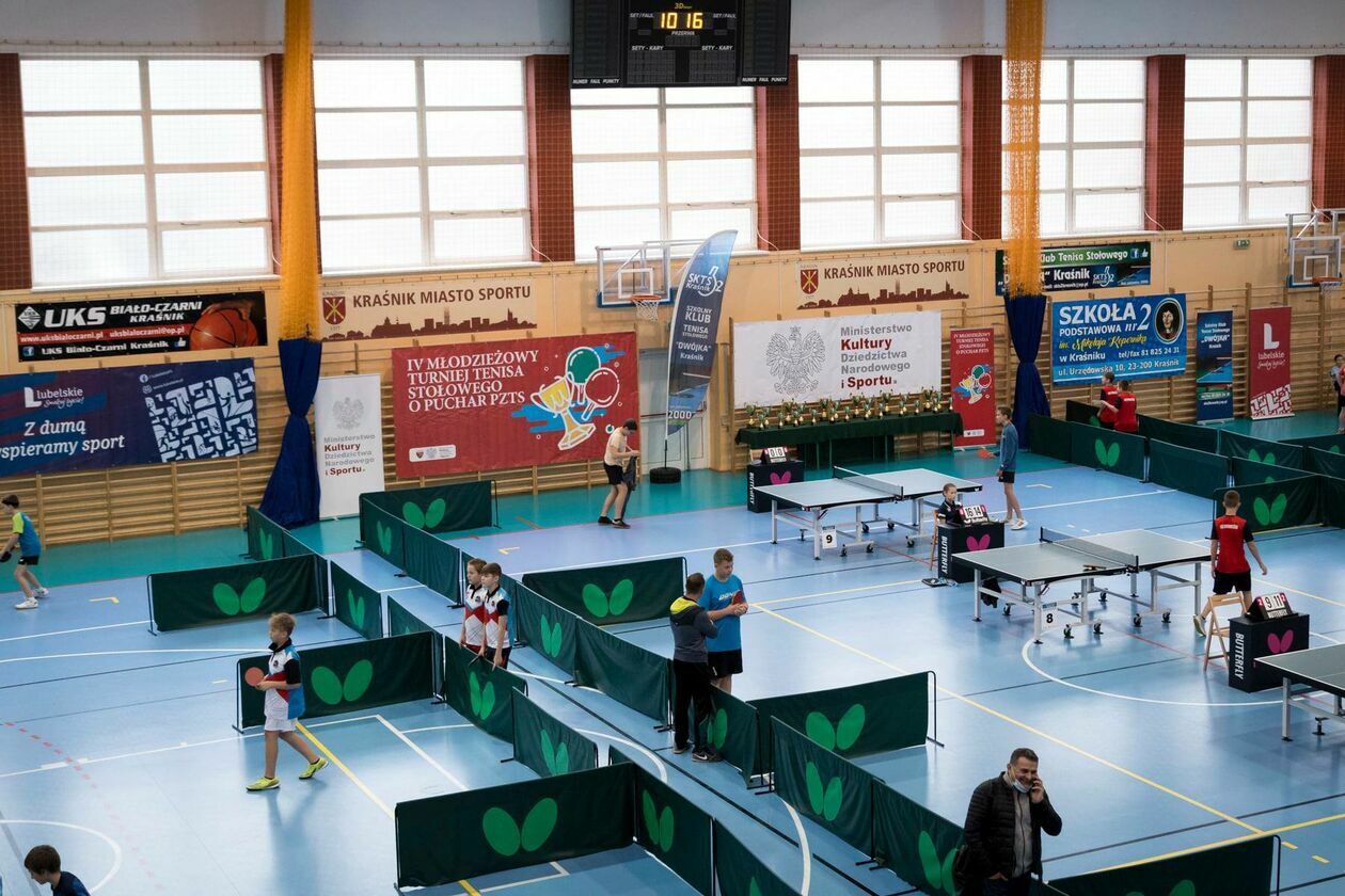  IV Młodzieżowy Turniej Tenisa Stołowego o Puchar PZTS w Kraśniku (zdjęcie 5) - Autor: SKTS Dwójka Kraśnik