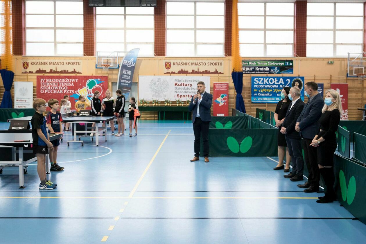 IV Młodzieżowy Turniej Tenisa Stołowego o Puchar PZTS w Kraśniku (zdjęcie 4) - Autor: SKTS Dwójka Kraśnik