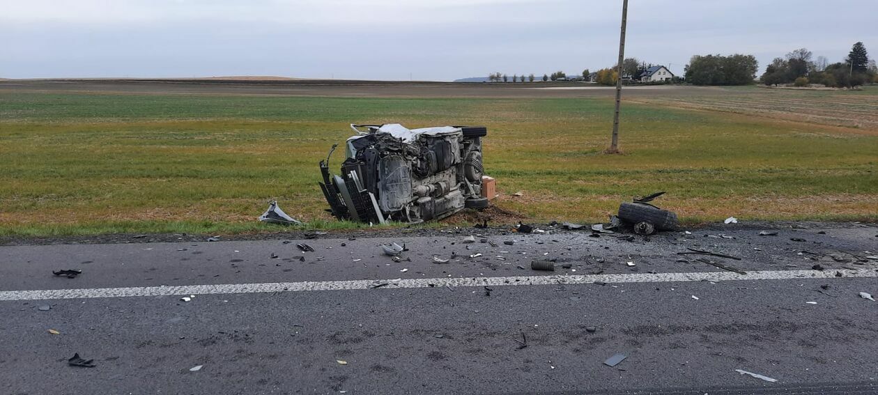  Lechówka. Śmiertelny wypadek na drodze krajowej nr 12  - Autor: Policja