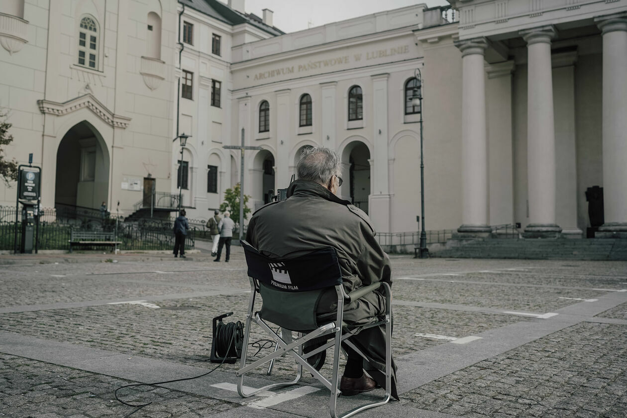  Krzysztof Zanussi kręci film w Lublinie (zdjęcie 19) - Autor: Łukasz Borkowski Lubelski Fundusz Filmowy