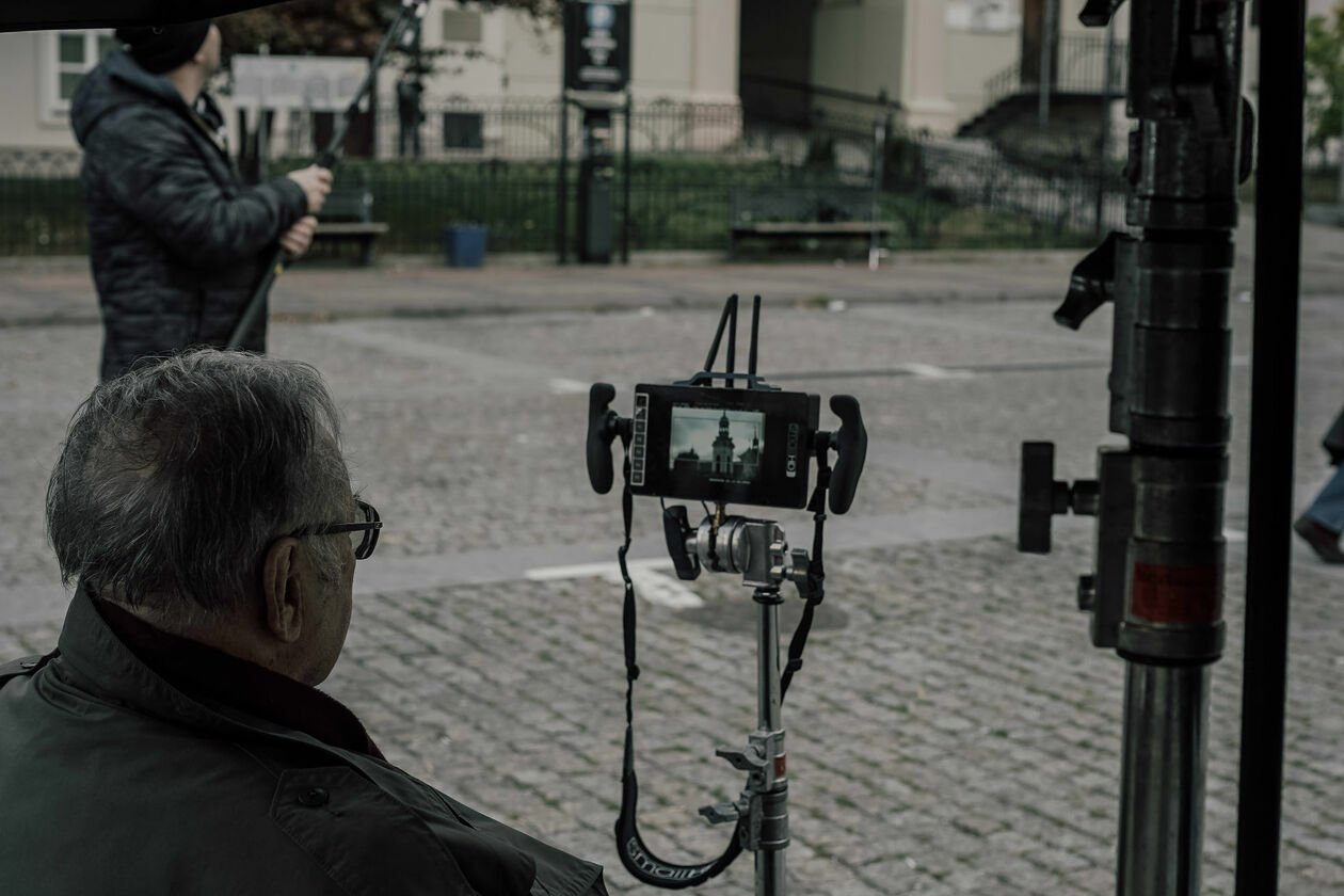  Krzysztof Zanussi kręci film w Lublinie (zdjęcie 18) - Autor: Łukasz Borkowski Lubelski Fundusz Filmowy