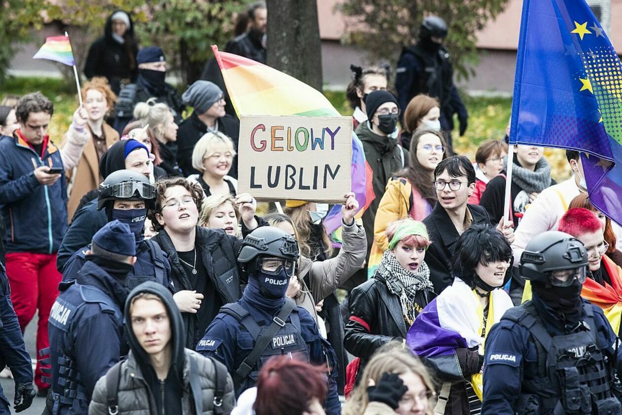  Trzeci Marsz Równości w Lublinie  (zdjęcie 7) - Autor: Jacek Szydłowski