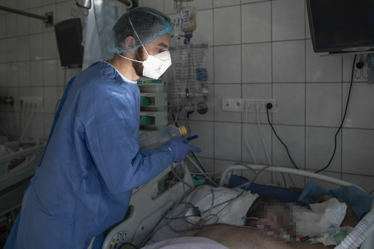  Covidowy oddział intensywnej terapii w szpitalu przy al. Kraśnickiej  - Autor: Jacek Szydłowski